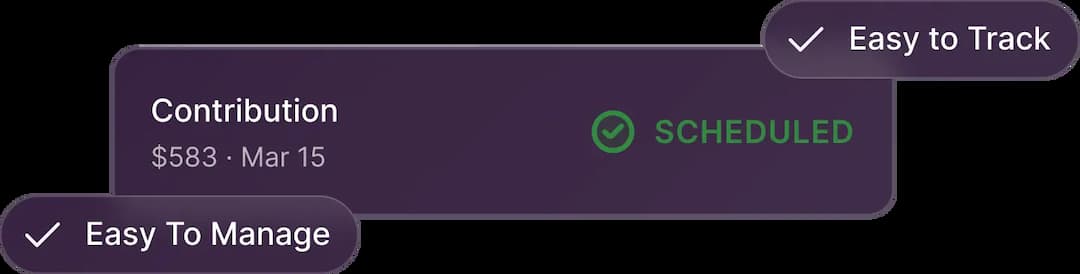 3. Automate contributions